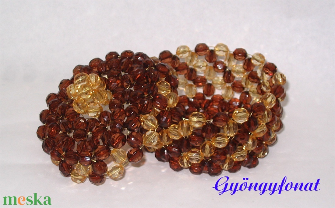 Ékszertartó doboz, bonbonier gyöngyből, asztaldísz és lakásdekoráció - ékszer - ékszertartó - ékszerdoboz - Meska.hu