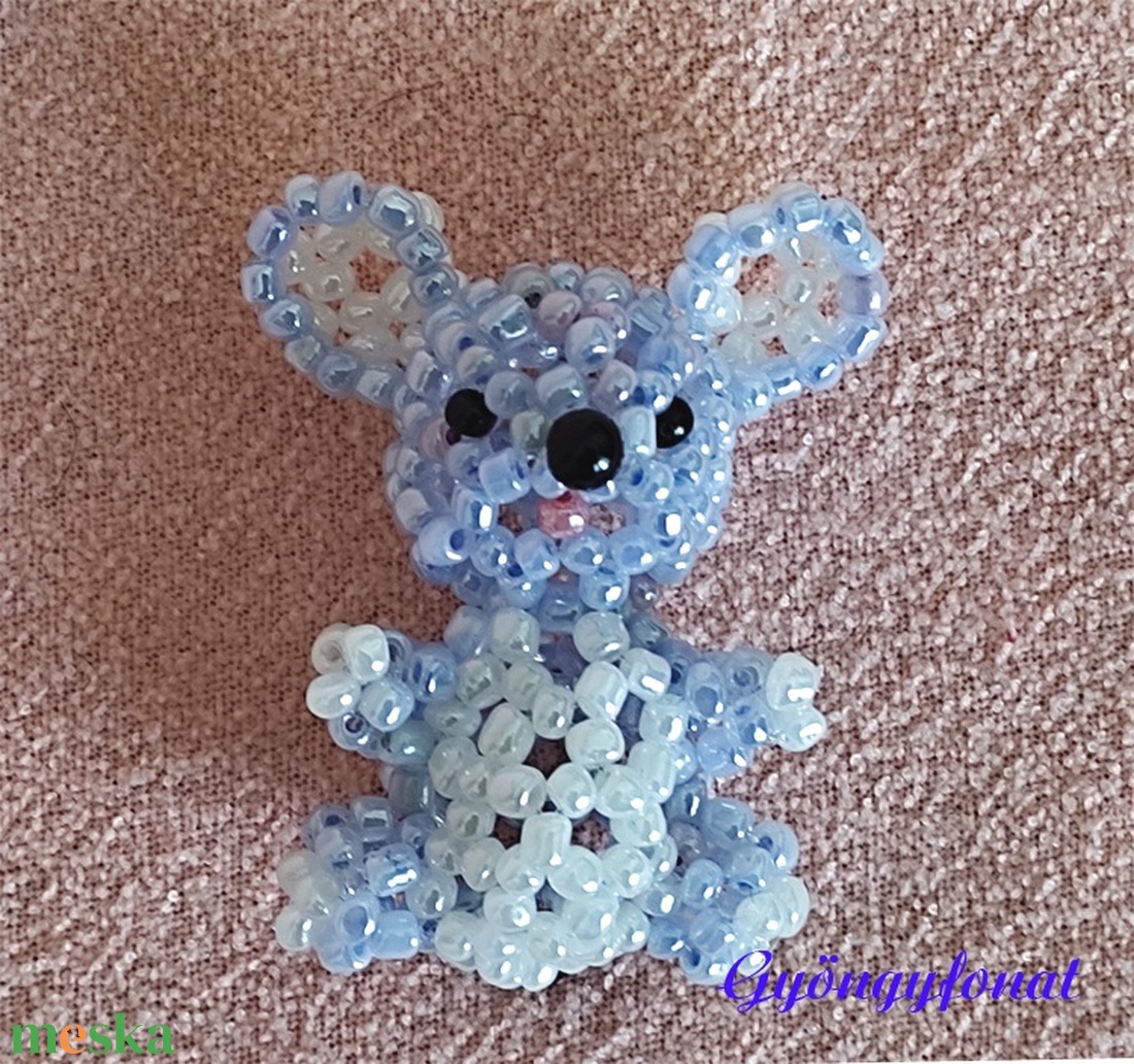 Koala maci gyöngyből, kabalafigura, táskadísz - táska & tok - kulcstartó & táskadísz - kulcstartó - Meska.hu Koala maci gyöngyből, kabalafigura, táskadísz - táska & tok - kulcstartó & táskadísz - kulcstartó - Meska.hu
