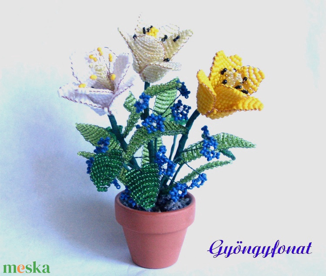 Sárga tulipános asztaldísz cserépben l - otthon & életmód - dekoráció - virágdísz és tartó - cserép & kaspó - Meska.hu Sárga tulipános asztaldísz cserépben l - otthon & életmód - dekoráció - virágdísz és tartó - cserép & kaspó - Meska.hu