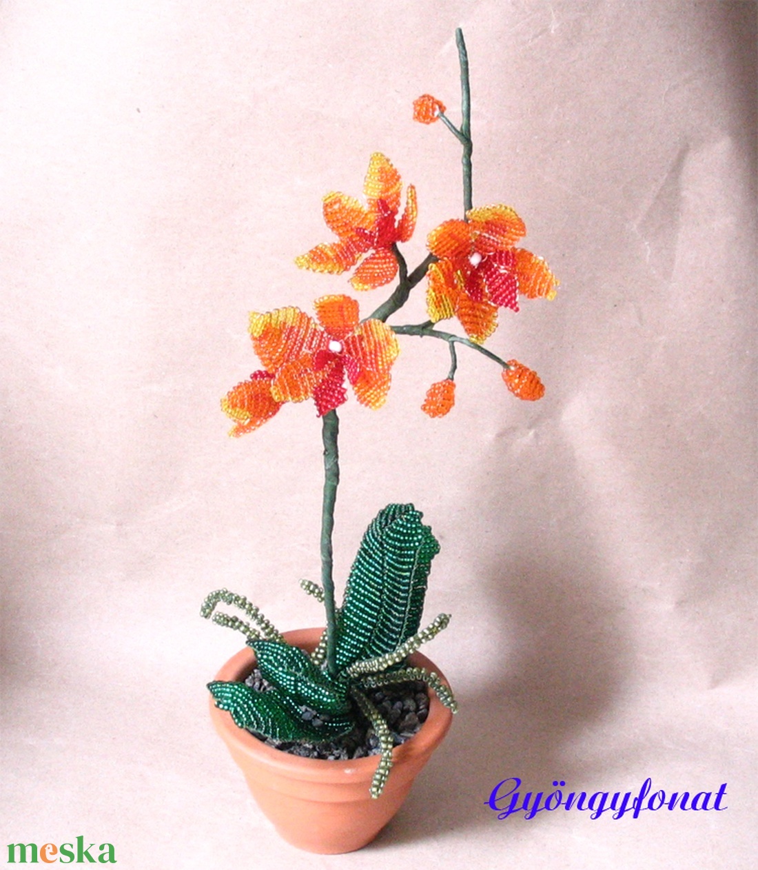 Orchidea asztaldísz - otthon & életmód - dekoráció - asztal és polc dekoráció - asztaldísz - Meska.hu Orchidea asztaldísz - otthon & életmód - dekoráció - asztal és polc dekoráció - asztaldísz - Meska.hu