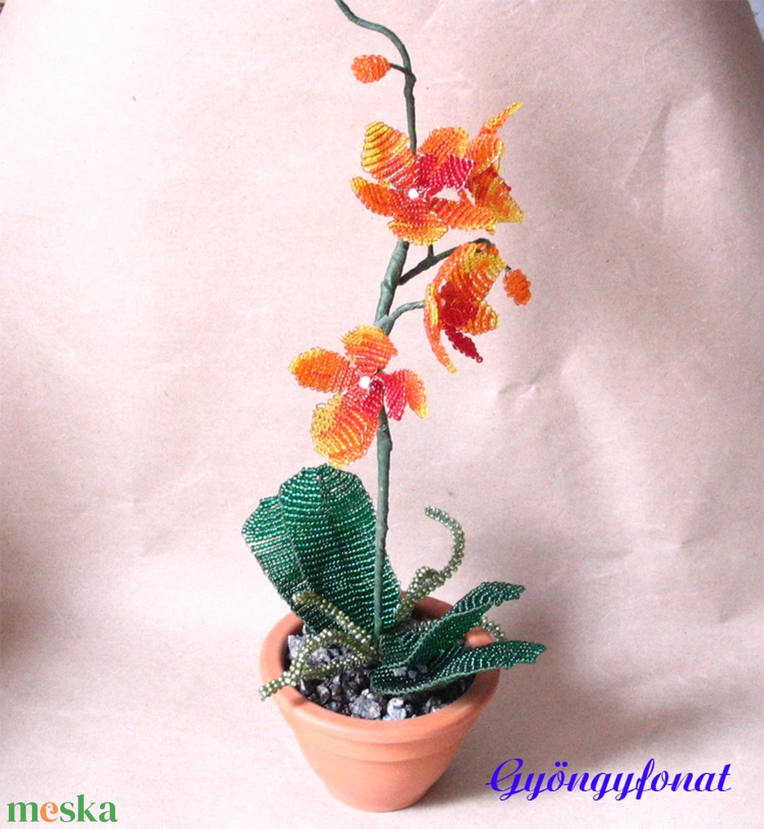 Orchidea asztaldísz - otthon & életmód - dekoráció - asztal és polc dekoráció - asztaldísz - Meska.hu Orchidea asztaldísz - otthon & életmód - dekoráció - asztal és polc dekoráció - asztaldísz - Meska.hu