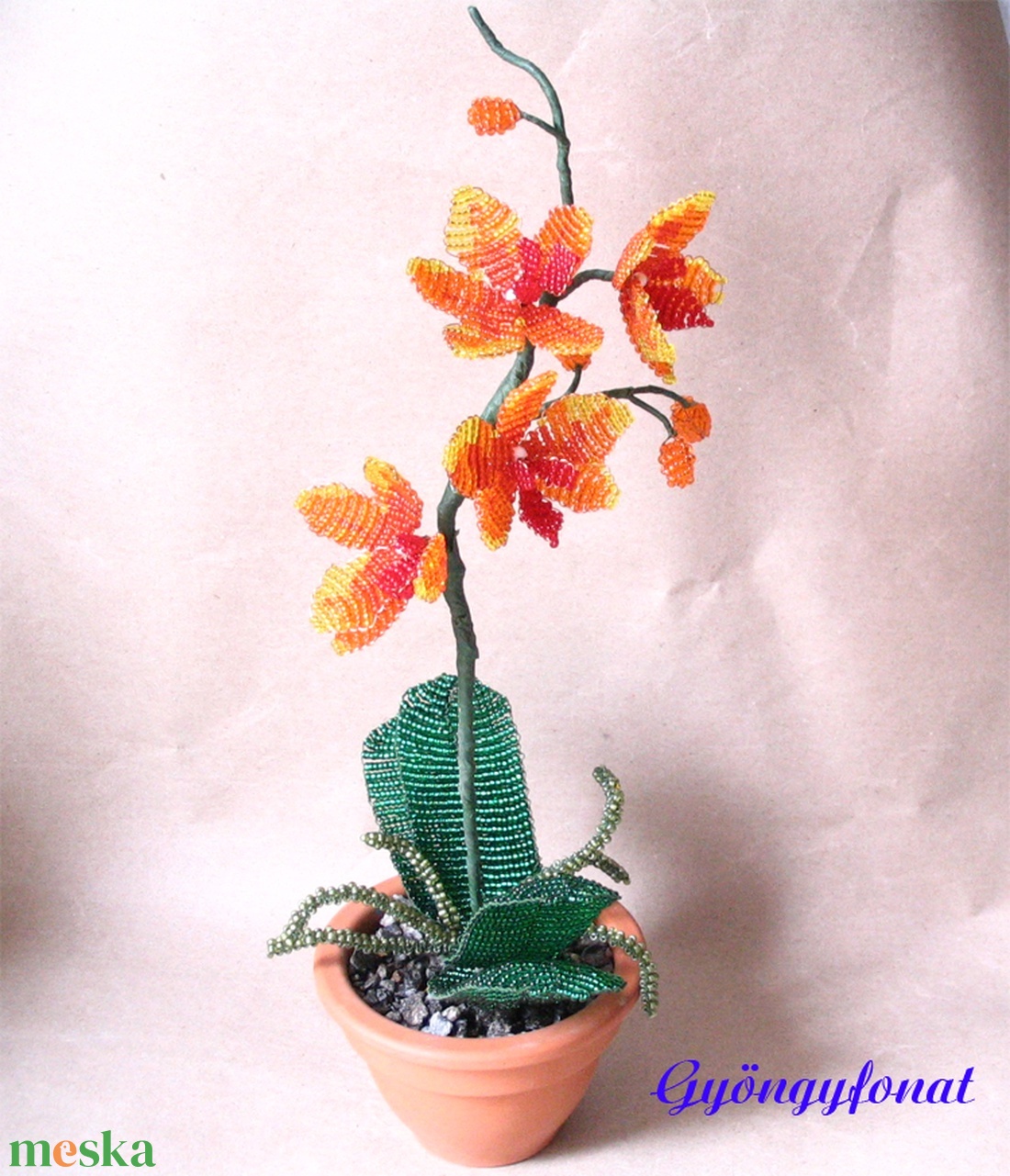Orchidea asztaldísz - otthon & életmód - dekoráció - asztal és polc dekoráció - asztaldísz - Meska.hu Orchidea asztaldísz - otthon & életmód - dekoráció - asztal és polc dekoráció - asztaldísz - Meska.hu
