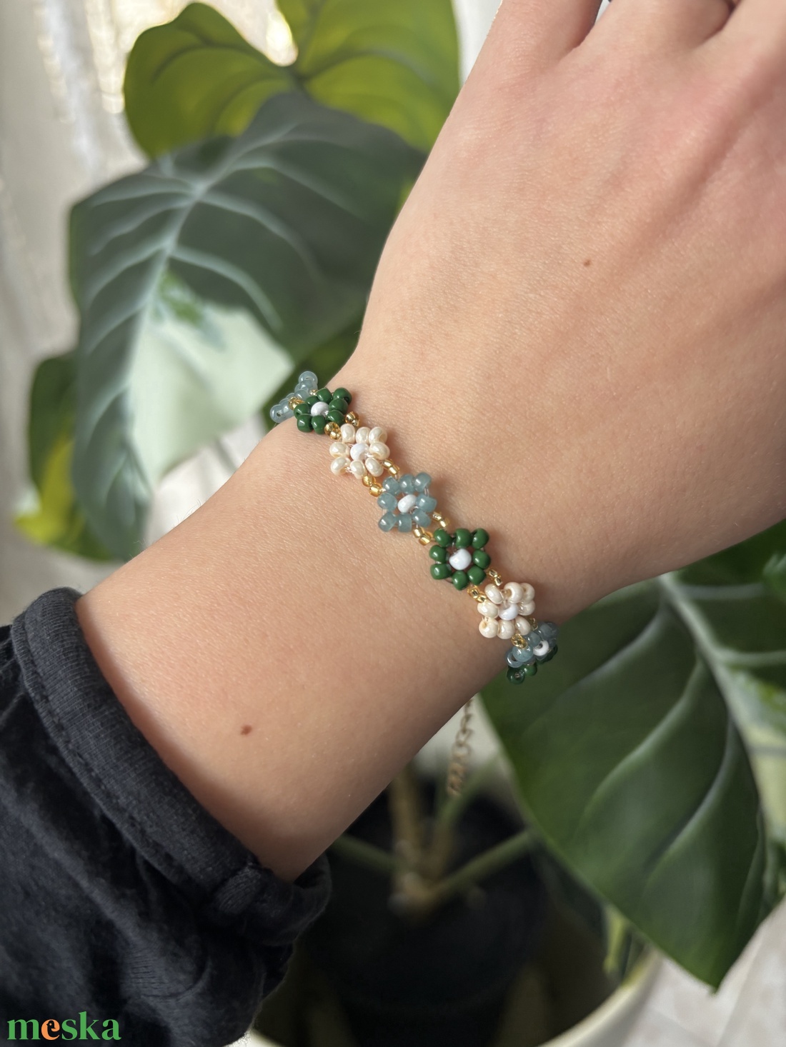 � Napszőtte Vadvirágok  � kézműves karkötő - ékszer - karkötő - gyöngyös karkötő - Meska.hu