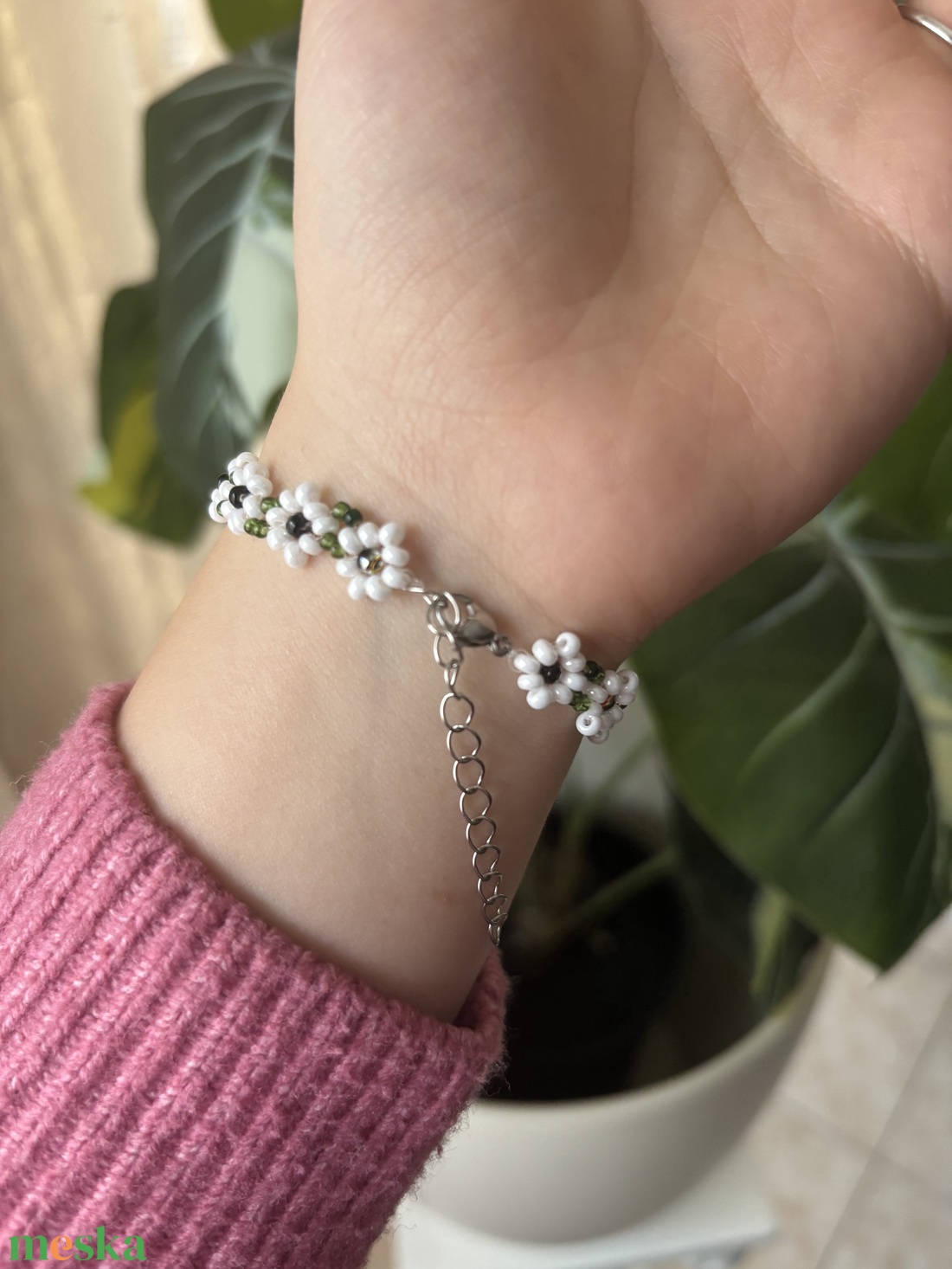 Párizsi Hajnal � kézműves karkötő - ékszer - karkötő - gyöngyös karkötő - Meska.hu