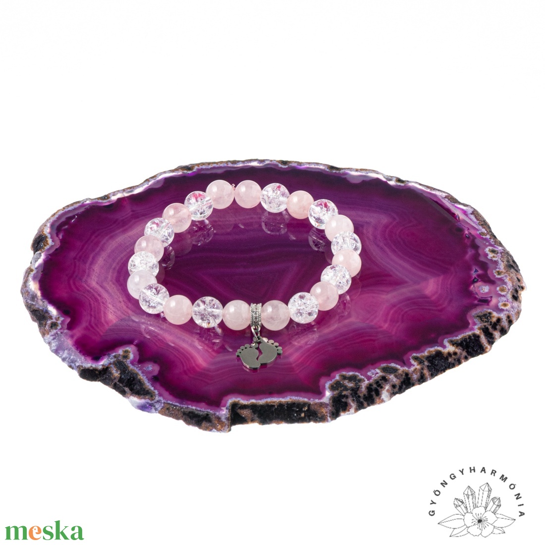 Babaváró ásványkarkötő, - ékszer - karkötő - ásványkarkötő - Meska.hu