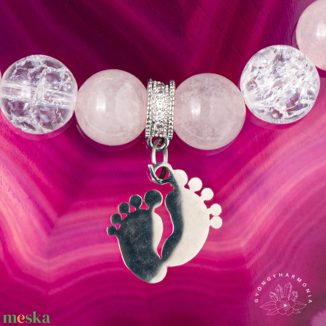 Babaváró ásványkarkötő, - ékszer - karkötő - ásványkarkötő - Meska.hu