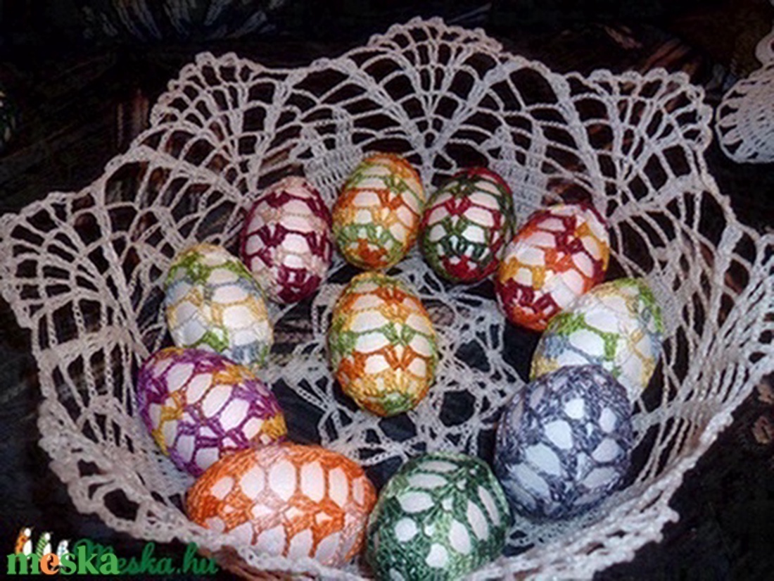 horgolt tojás 5cm - otthon & életmód - dekoráció - dísztárgy - Meska.hu