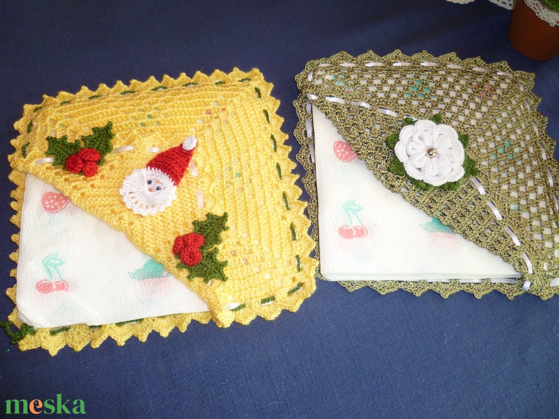 Horgolt szalvétatartó - otthon & életmód - konyhafelszerelés, tálalás - konyhai textil - szalvéta - Meska.hu Horgolt szalvétatartó - otthon & életmód - konyhafelszerelés, tálalás - konyhai textil - szalvéta - Meska.hu
