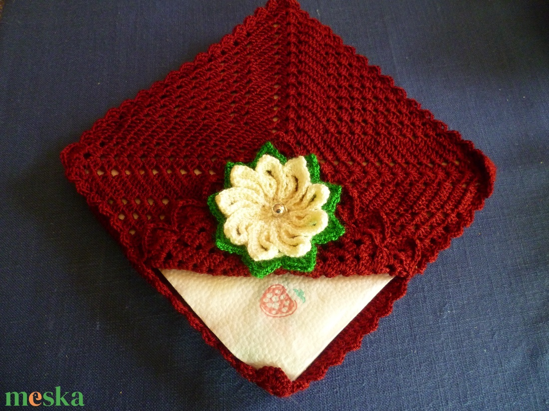 Horgolt szalvétatartó - otthon & életmód - konyhafelszerelés, tálalás - konyhai textil - szalvéta - Meska.hu Horgolt szalvétatartó - otthon & életmód - konyhafelszerelés, tálalás - konyhai textil - szalvéta - Meska.hu