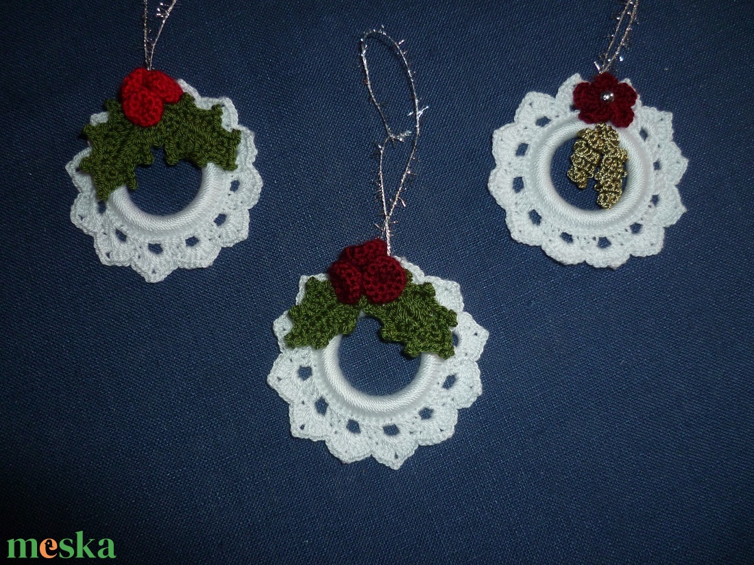 Fenyőfa díszek 2 - karácsony - karácsonyi lakásdekoráció - karácsonyfadíszek - Meska.hu