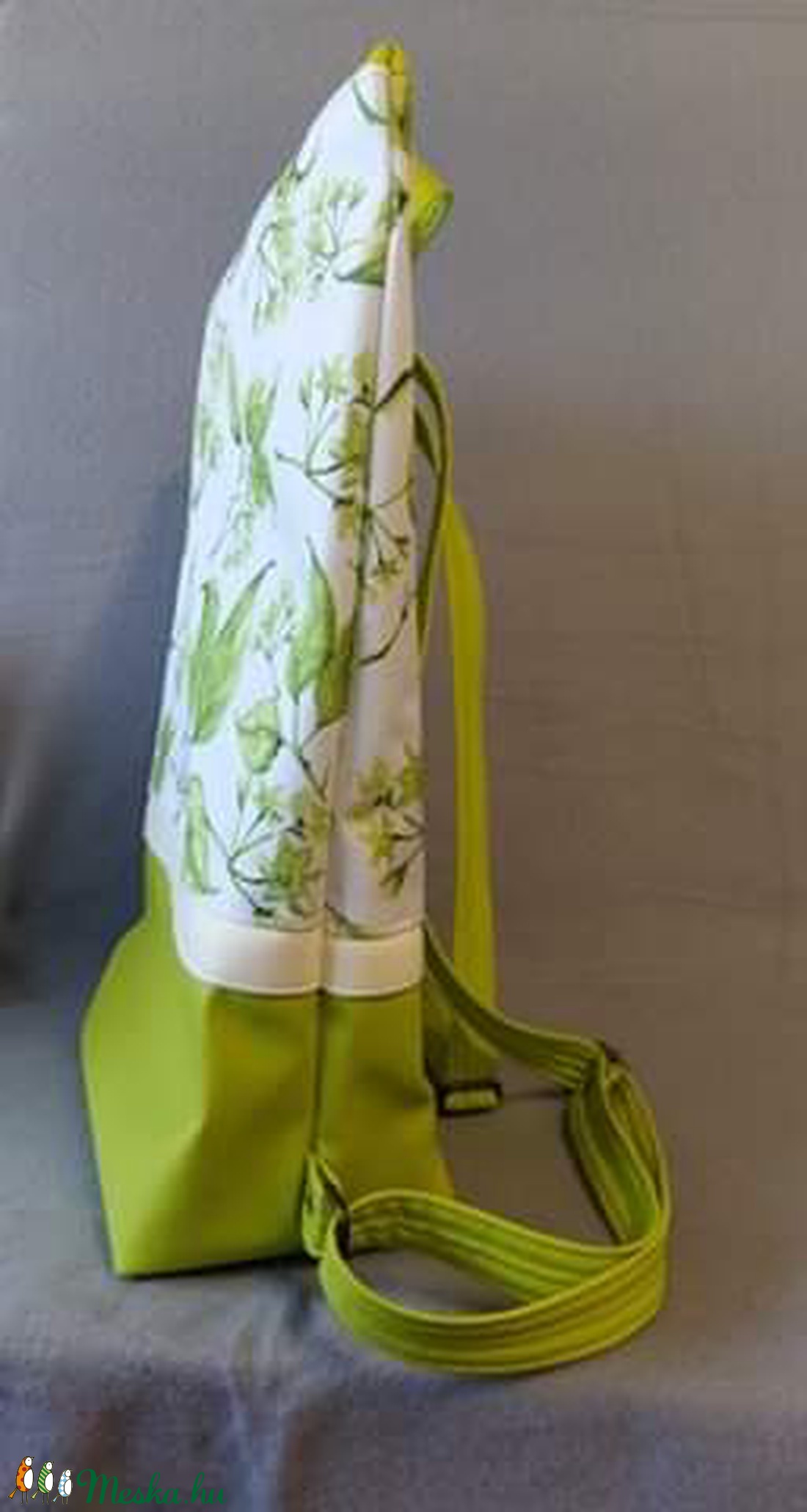 Zöld leveles hátizsák /ZEKE táska / - táska & tok - hátizsák - hátizsák - Meska.hu