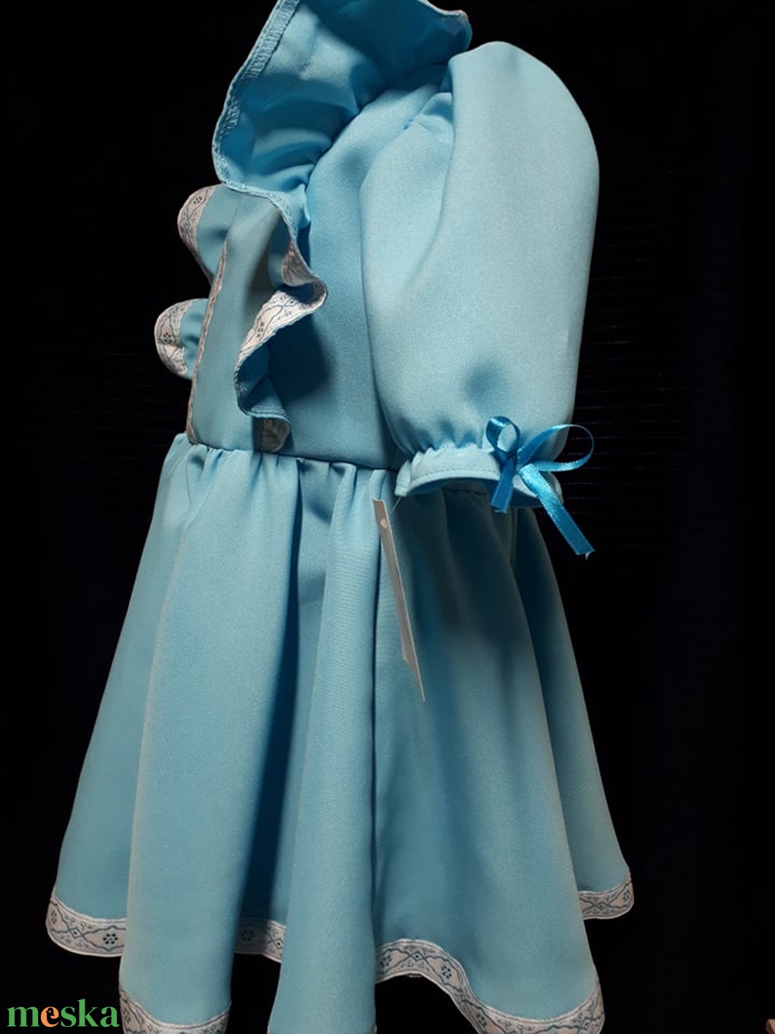 Kék nyári kis ruha - ruha & divat - gyerekruha - ruha - Meska.hu