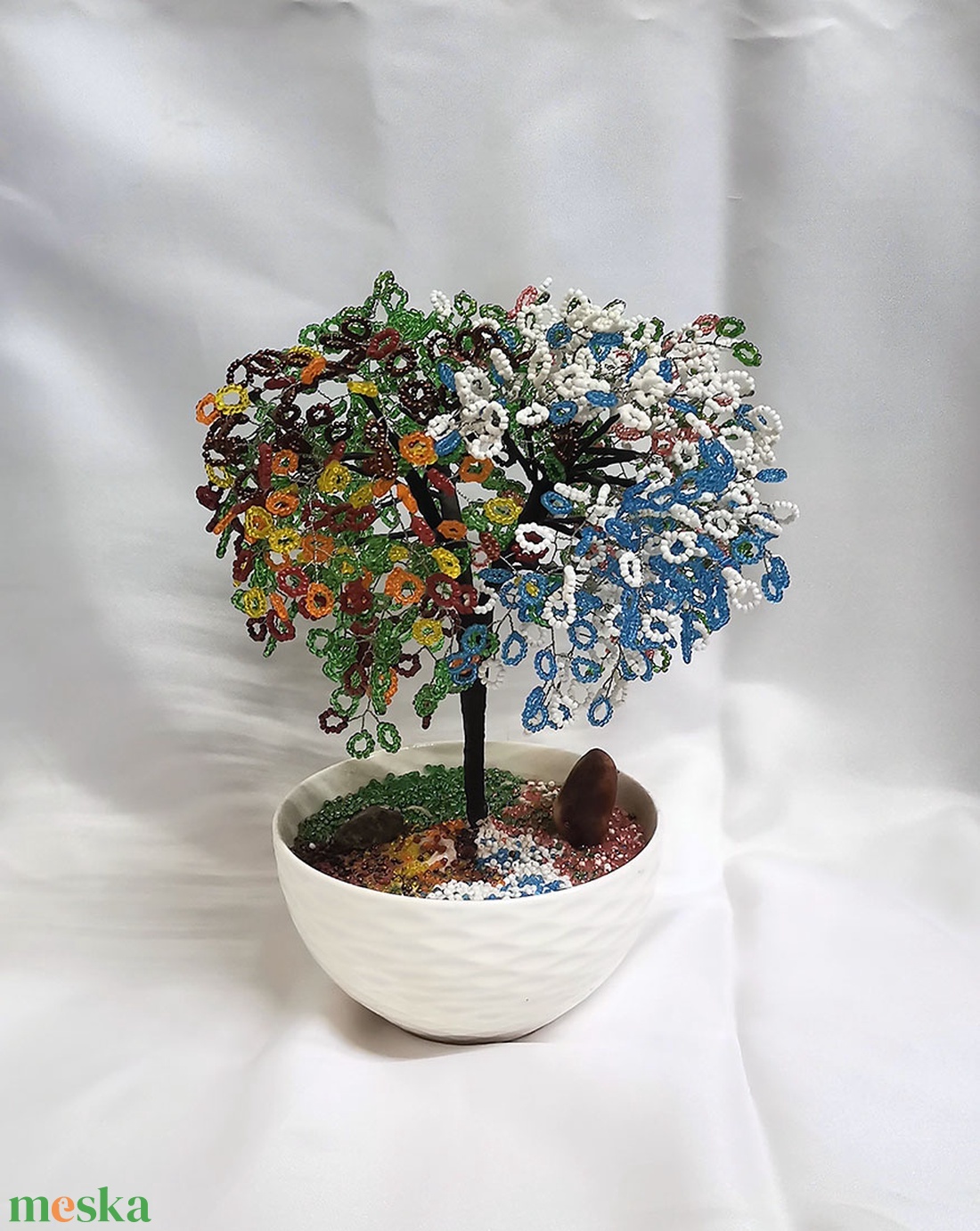 Gyöngyből készült 4 évszak fa - otthon & életmód - dekoráció - asztal és polc dekoráció - asztaldísz - Meska.hu Gyöngyből készült 4 évszak fa - otthon & életmód - dekoráció - asztal és polc dekoráció - asztaldísz - Meska.hu