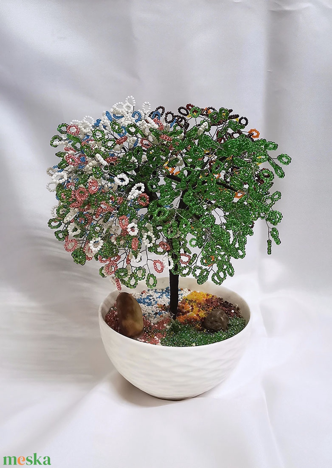 Gyöngyből készült 4 évszak fa - otthon & életmód - dekoráció - asztal és polc dekoráció - asztaldísz - Meska.hu Gyöngyből készült 4 évszak fa - otthon & életmód - dekoráció - asztal és polc dekoráció - asztaldísz - Meska.hu