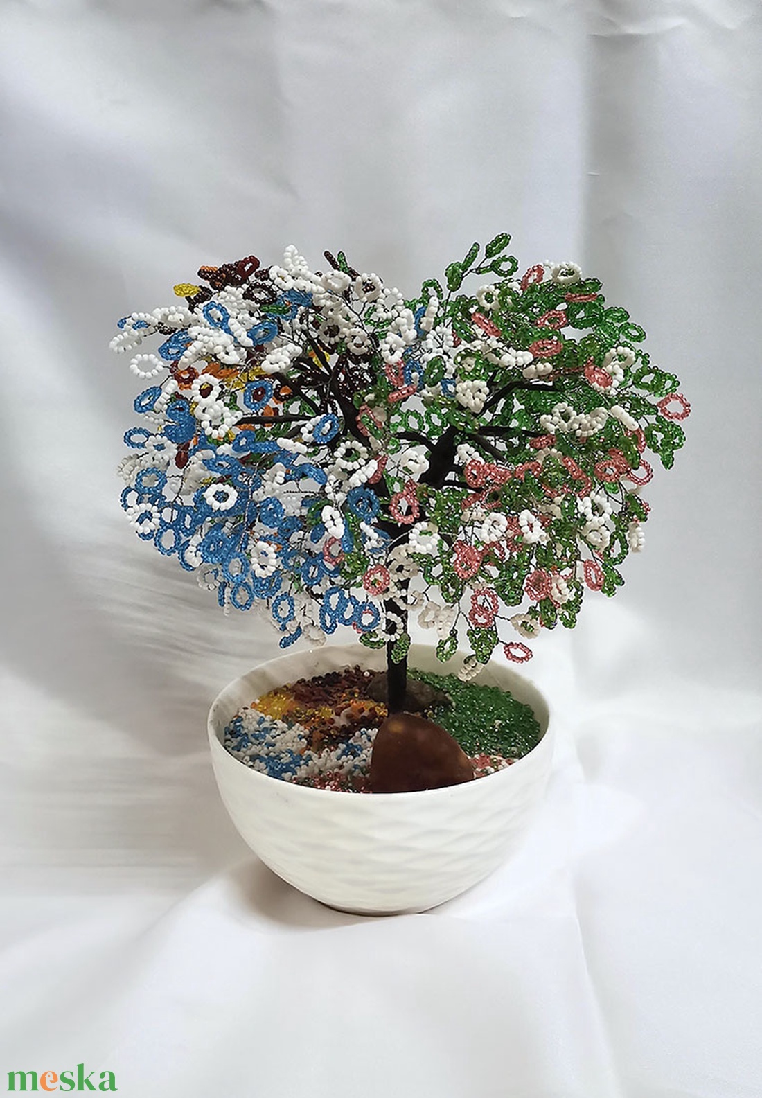 Gyöngyből készült 4 évszak fa - otthon & életmód - dekoráció - asztal és polc dekoráció - asztaldísz - Meska.hu Gyöngyből készült 4 évszak fa - otthon & életmód - dekoráció - asztal és polc dekoráció - asztaldísz - Meska.hu