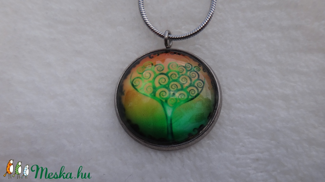 Életfa nemesacél nyaklánc -  - Meska.hu
