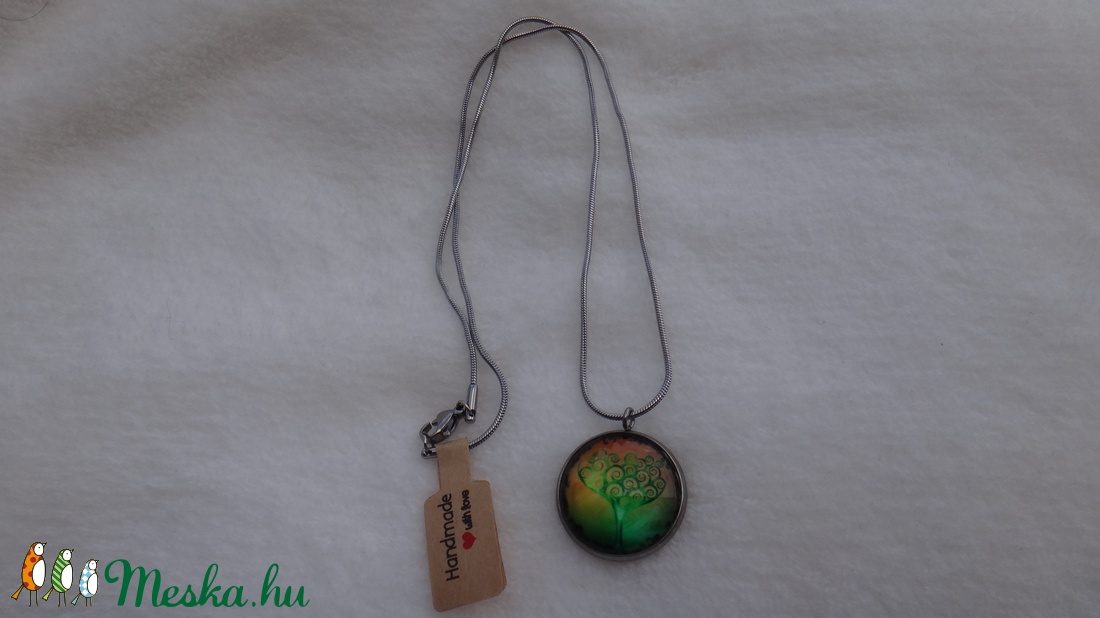 Életfa nemesacél nyaklánc -  - Meska.hu