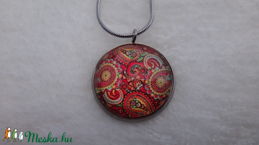 Mandala motívumos nemesacél nyaklánc -  - Meska.hu