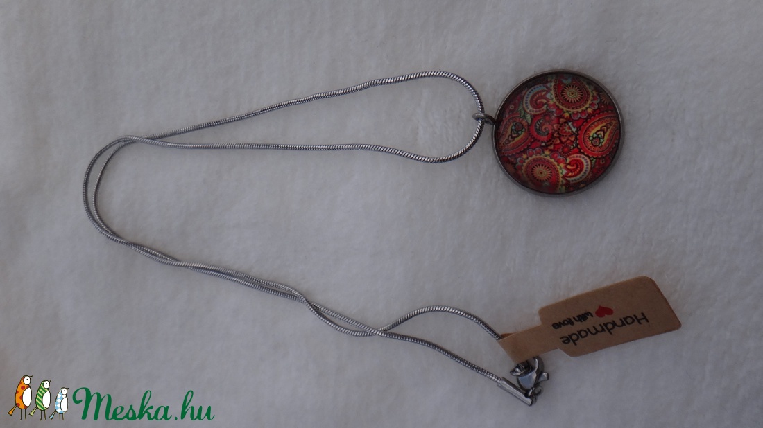 Mandala motívumos nemesacél nyaklánc -  - Meska.hu