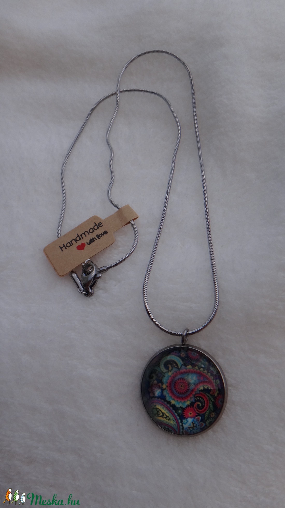 Mandala motívumos nemesacél nyaklánc -  - Meska.hu