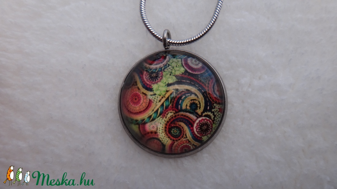 Mandala motívumos nemesacél nyaklánc -  - Meska.hu