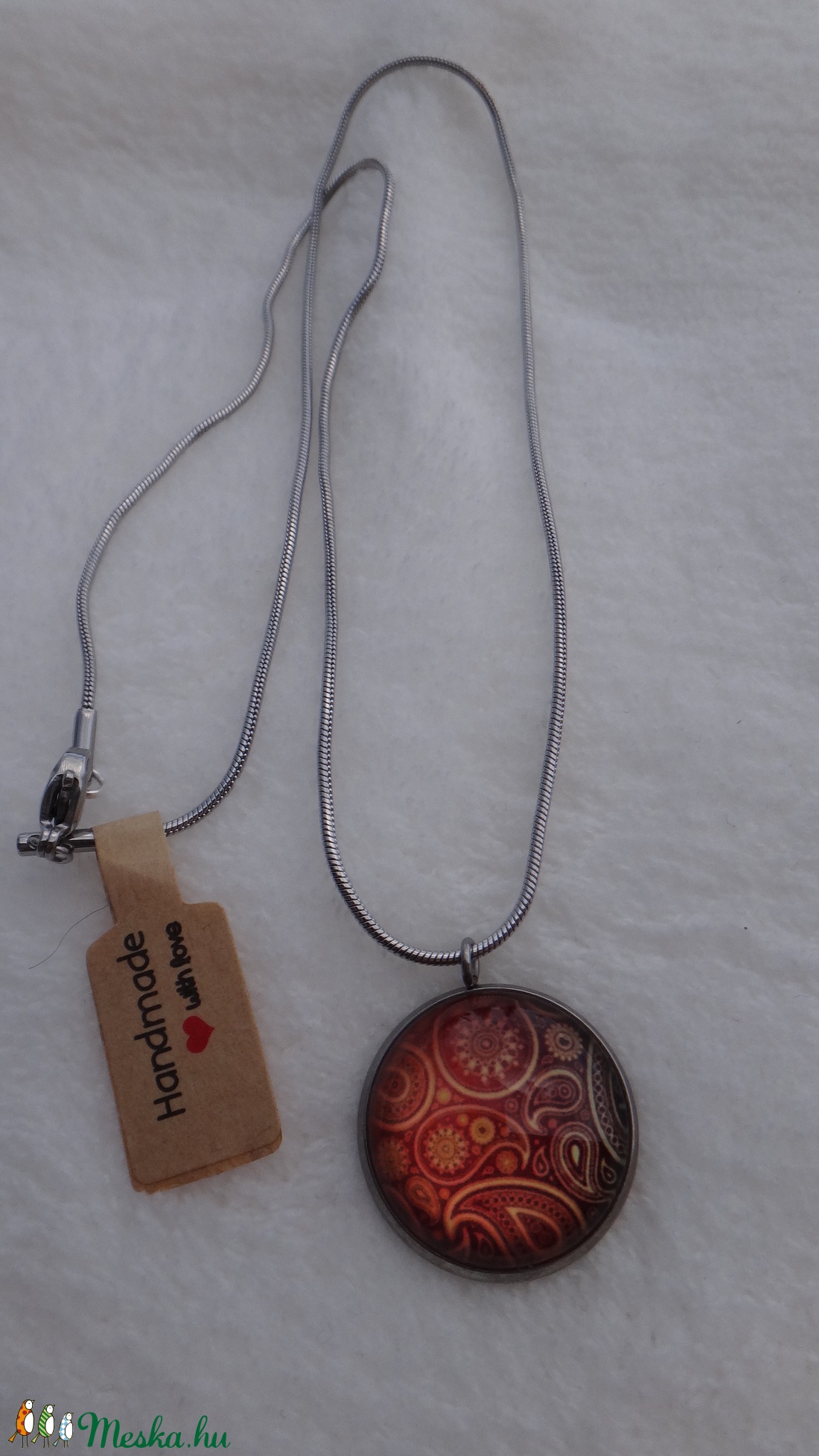 Mandala motívumos nemesacél nyaklánc -  - Meska.hu