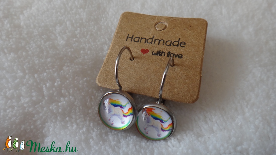 Unikornis fülbevaló -  - Meska.hu