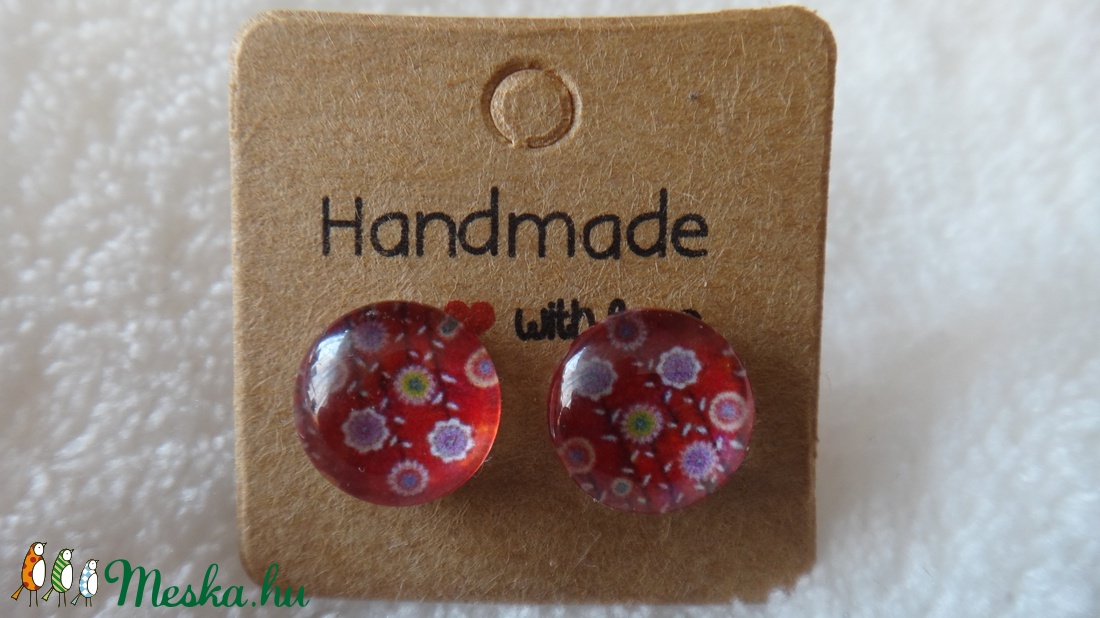 Mandala fülbevaló kis méretű -  - Meska.hu