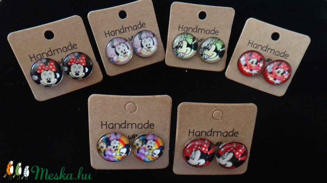 Minnies nemesacél fülbevaló -  - Meska.hu