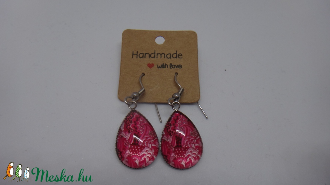 Mandala csepp fülbevaló -  - Meska.hu