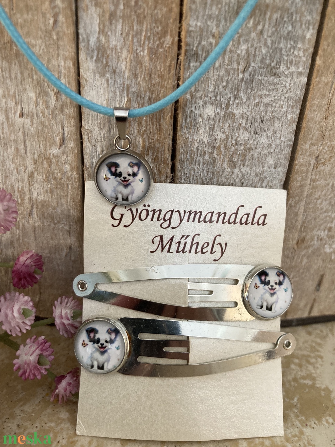 Gyermek ékszerszett - kutya 2 - ékszer - ékszerszett - Meska.hu