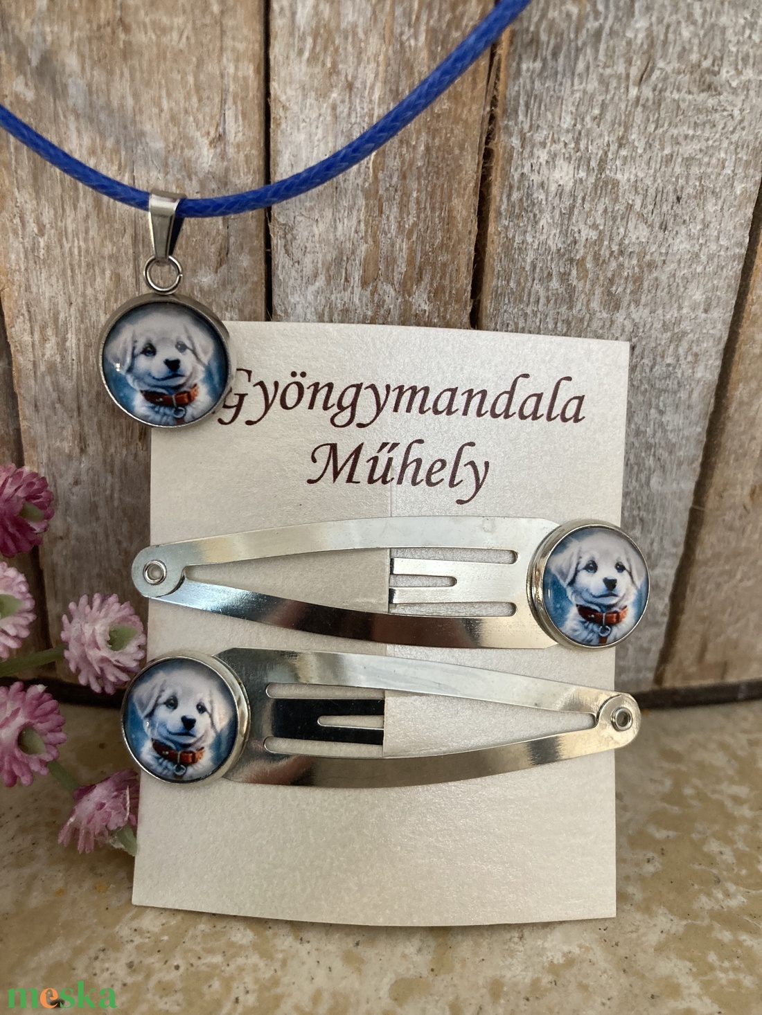 Gyermek ékszerszett - kutya 3 - ékszer - ékszerszett - Meska.hu