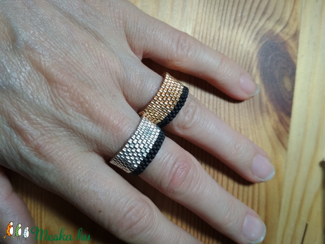 Arany-ezüst gyűrűpár -  - Meska.hu