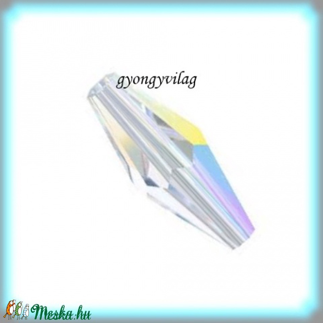 Swarovski virntage 6mm-es 2db/cs GYSWGY VIN15 crystal AB - gyöngy, ékszerkellék - swarovski kristályok - Meska.hu Swarovski virntage 6mm-es 2db/cs GYSWGY VIN15 crystal AB - gyöngy, ékszerkellék - swarovski kristályok - Meska.hu