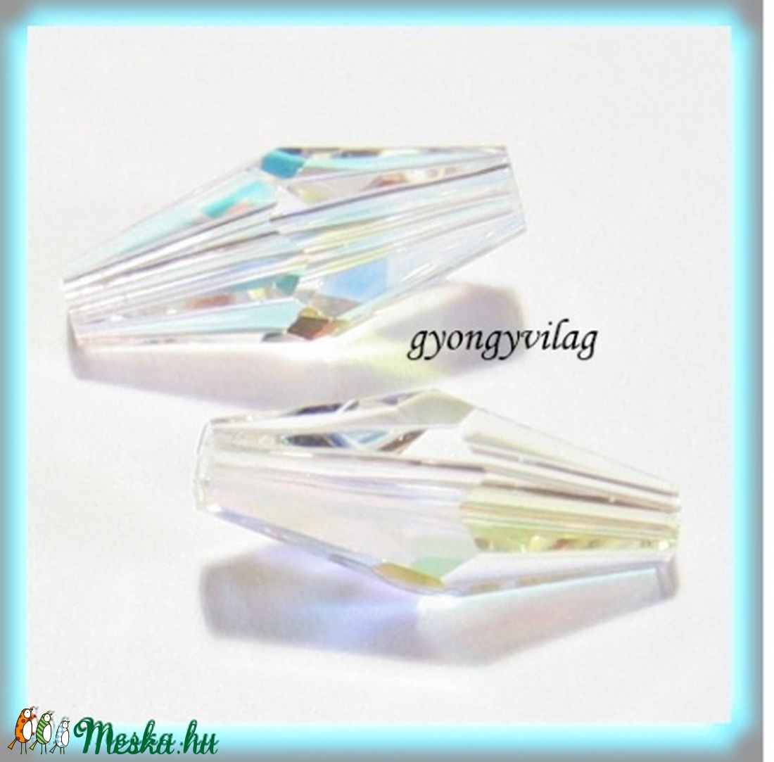 Swarovski virntage 6mm-es 2db/cs GYSWGY VIN15 crystal AB - gyöngy, ékszerkellék - swarovski kristályok - Meska.hu Swarovski virntage 6mm-es 2db/cs GYSWGY VIN15 crystal AB - gyöngy, ékszerkellék - swarovski kristályok - Meska.hu