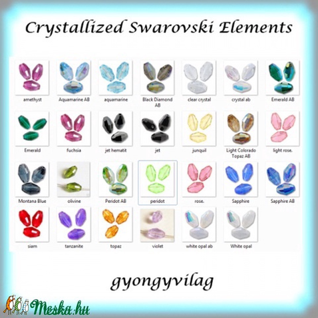 Swarovski barrel 9 mm-es több színben GYSWGY B9 - gyöngy, ékszerkellék - swarovski kristályok - Meska.hu Swarovski barrel 9 mm-es több színben GYSWGY B9 - gyöngy, ékszerkellék - swarovski kristályok - Meska.hu