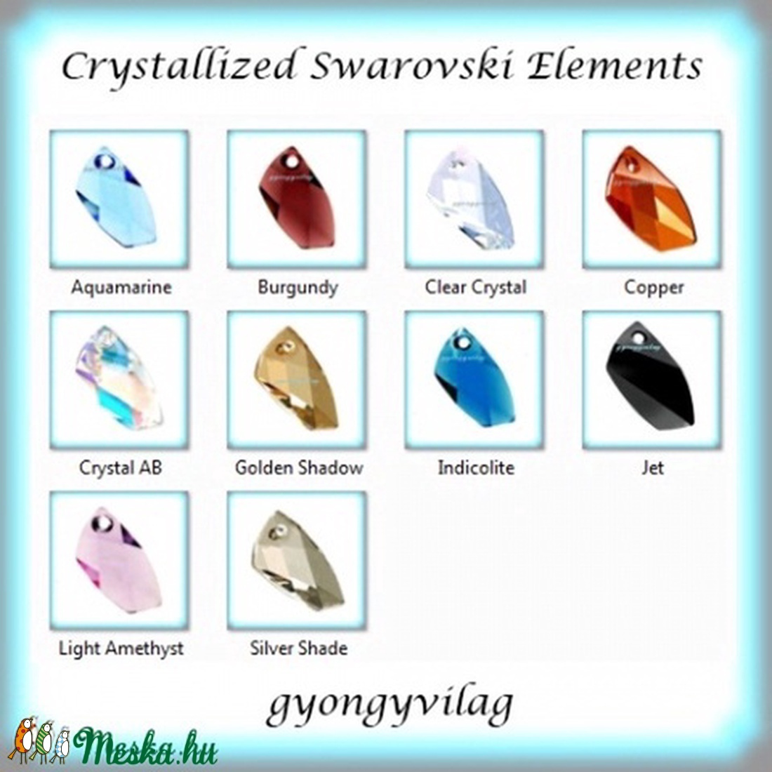 swarovski kristály avant-garde 30mm-es több színben - gyöngy, ékszerkellék - swarovski kristályok - Meska.hu swarovski kristály avant-garde 30mm-es több színben - gyöngy, ékszerkellék - swarovski kristályok - Meska.hu