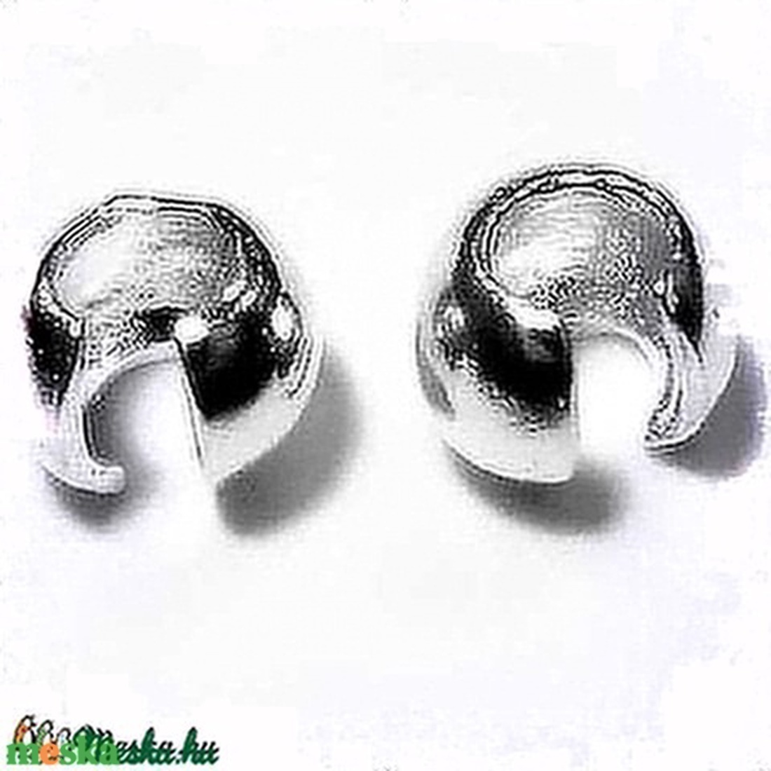 925-ös sterling ezüst ékszerkellék: csomótakaró ECST 01-5e - gyöngy, ékszerkellék - egyéb alkatrész - Meska.hu 925-ös sterling ezüst ékszerkellék: csomótakaró ECST 01-5e - gyöngy, ékszerkellék - egyéb alkatrész - Meska.hu