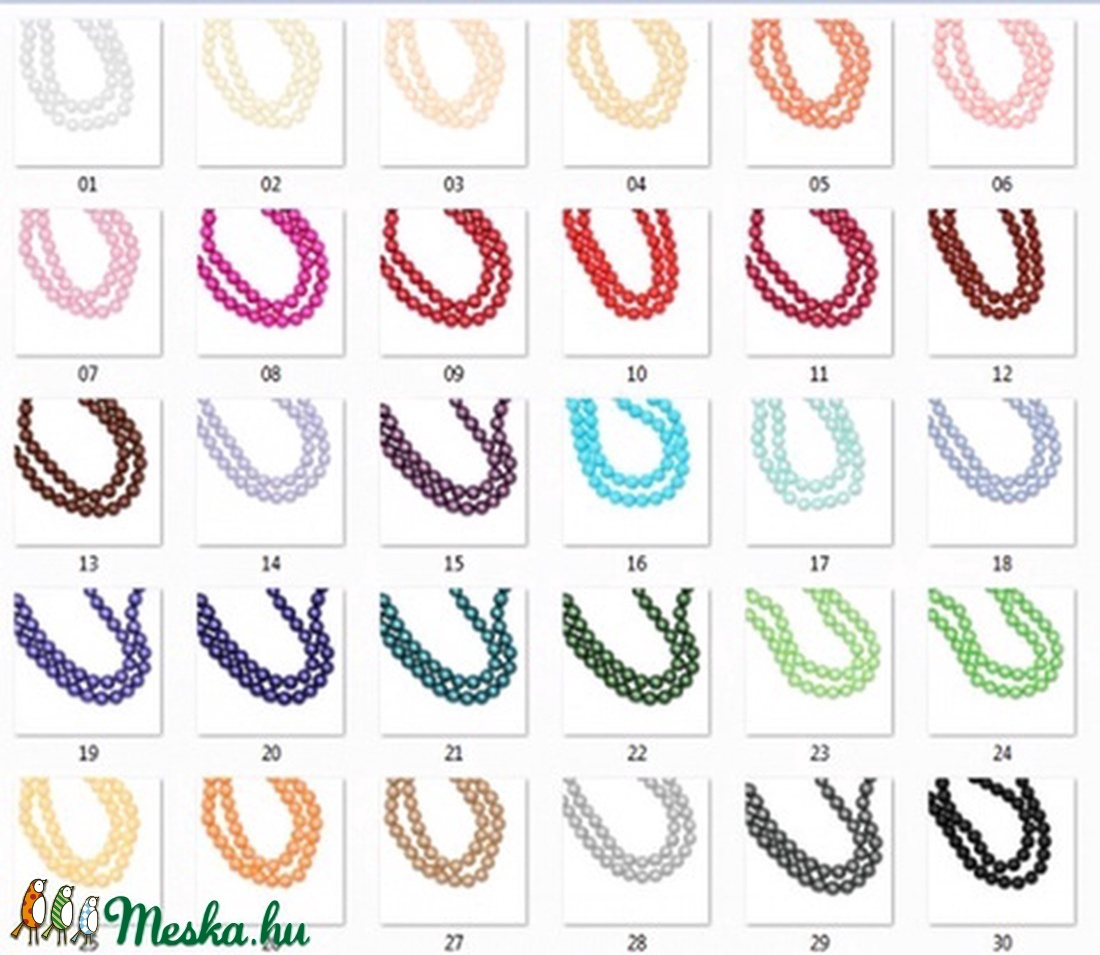 Üveg tekla (viasz) gyöngy 4-6-8-10mm több színben  - kellékek & szerszámok - gyöngyfűzés kellékek - üveggyöngy - Meska.hu