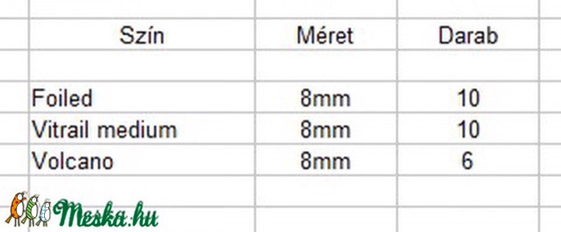  Swarovski kristály AB-s margaréta 8mm-es több színben 4db/cs  - kellékek & szerszámok - gyöngyfűzés kellékek - swarovski kristályok - Meska.hu