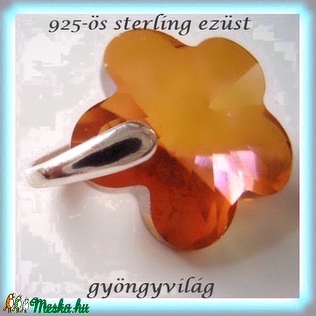 925-ös ezüst medálkapocs EMK 12-2 - gyöngy, ékszerkellék - egyéb alkatrész - Meska.hu 925-ös ezüst medálkapocs EMK 12-2 - gyöngy, ékszerkellék - egyéb alkatrész - Meska.hu