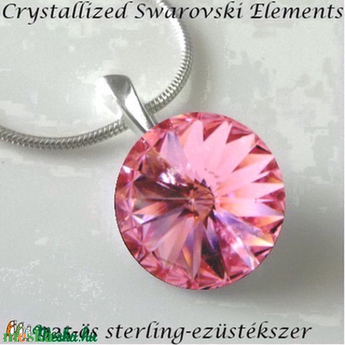 Swarovski 925-ös sterling ezüst bevizsgált rivoli 14 - ékszer - nyaklánc - medálos nyaklánc - Meska.hu Swarovski 925-ös sterling ezüst bevizsgált rivoli 14 - ékszer - nyaklánc - medálos nyaklánc - Meska.hu