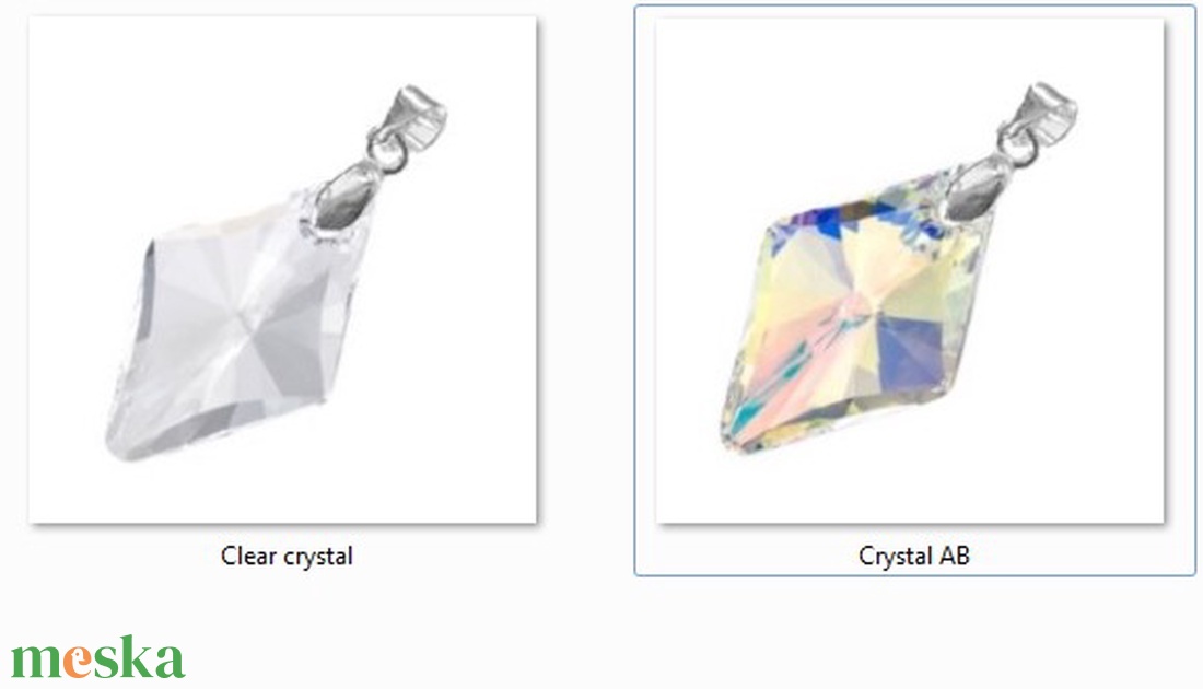Swarovski kristály medál -19mm-es rhombus több színben - ékszer - nyaklánc - medál - Meska.hu Swarovski kristály medál -19mm-es rhombus több színben - ékszer - nyaklánc - medál - Meska.hu