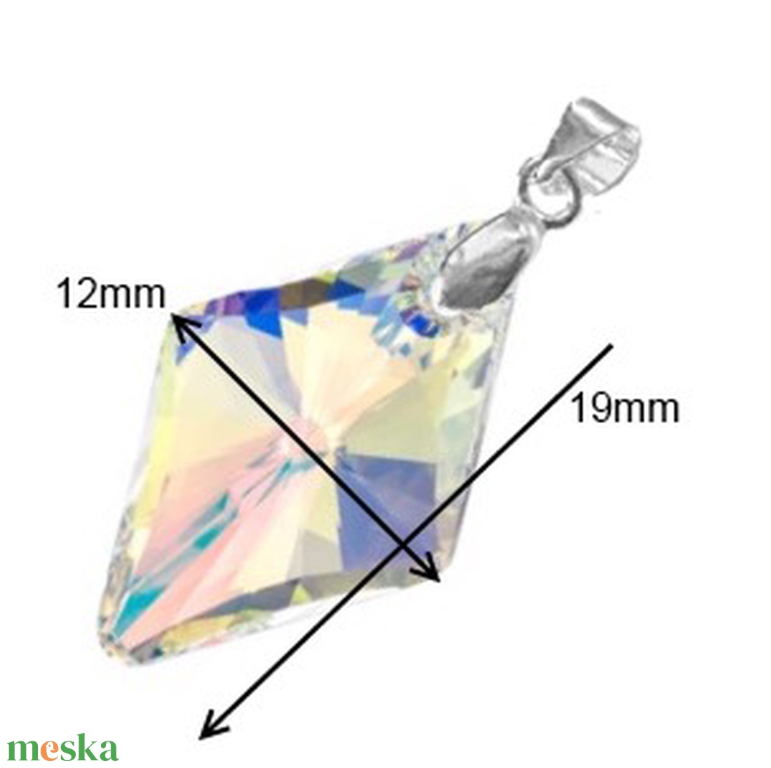 Swarovski kristály medál -19mm-es rhombus több színben - ékszer - nyaklánc - medál - Meska.hu Swarovski kristály medál -19mm-es rhombus több színben - ékszer - nyaklánc - medál - Meska.hu