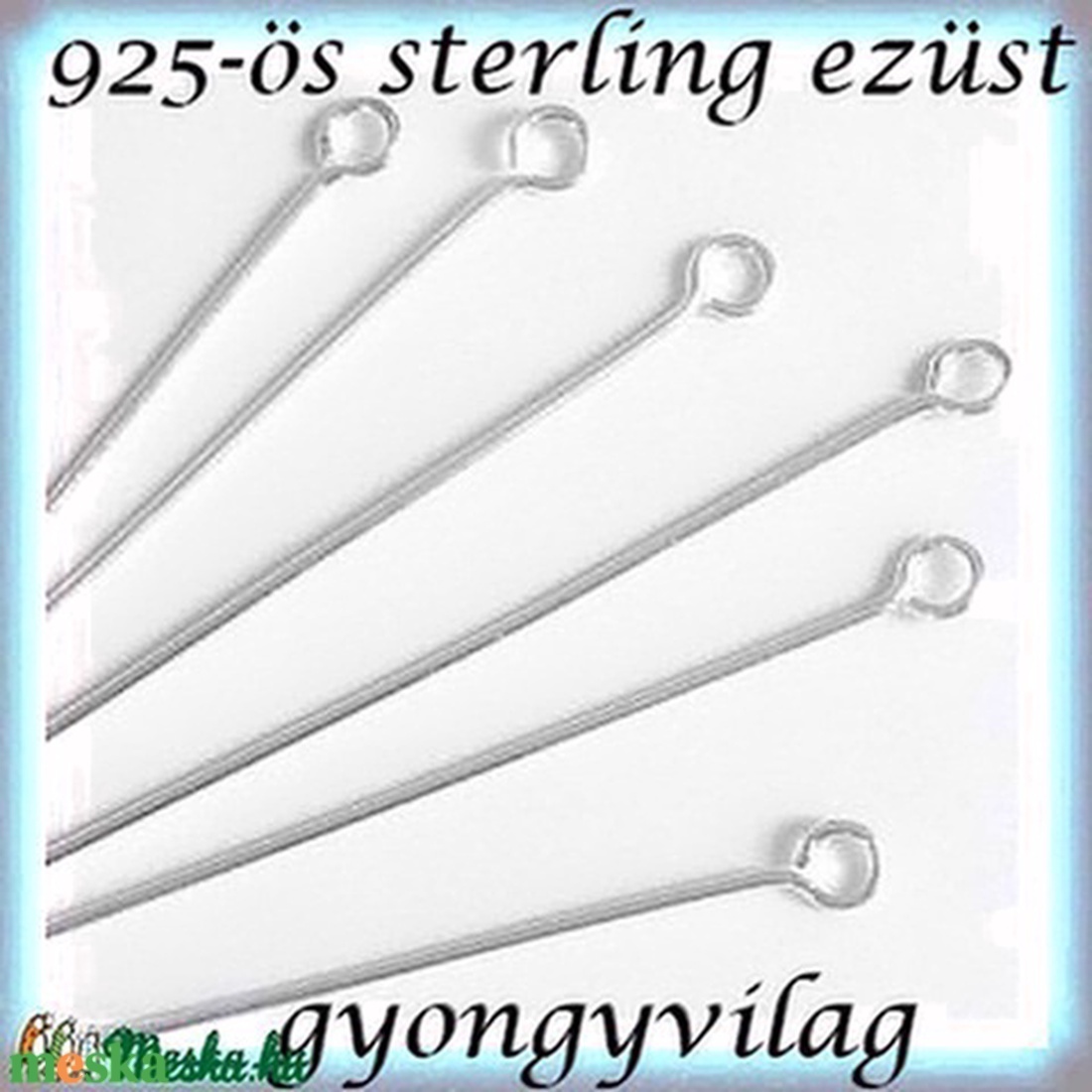 925-ös sterling ezüst ékszerkellék: szerelőpálca hurkos végű ESZP H 50x0,6 mm 2db/csomag - kellékek & szerszámok - gyöngyfűzés kellékek - szerelőpálca - Meska.hu 925-ös sterling ezüst ékszerkellék: szerelőpálca hurkos végű ESZP H 50x0,6 mm 2db/csomag - kellékek & szerszámok - gyöngyfűzés kellékek - szerelőpálca - Meska.hu