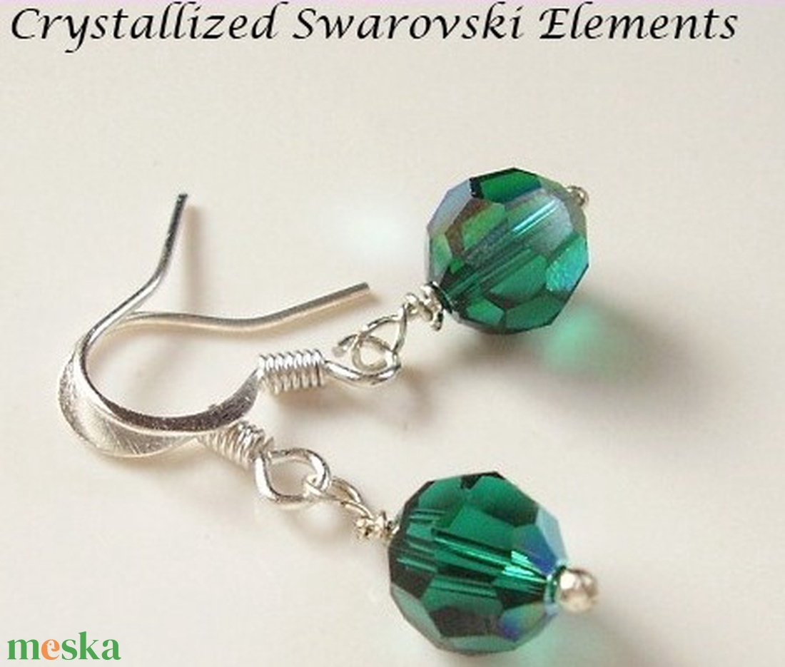 Swarovski kristály fülbevaló -8mm-es AB-s gömb több színben - ékszer - fülbevaló - lógó fülbevaló - Meska.hu Swarovski kristály fülbevaló -8mm-es AB-s gömb több színben - ékszer - fülbevaló - lógó fülbevaló - Meska.hu