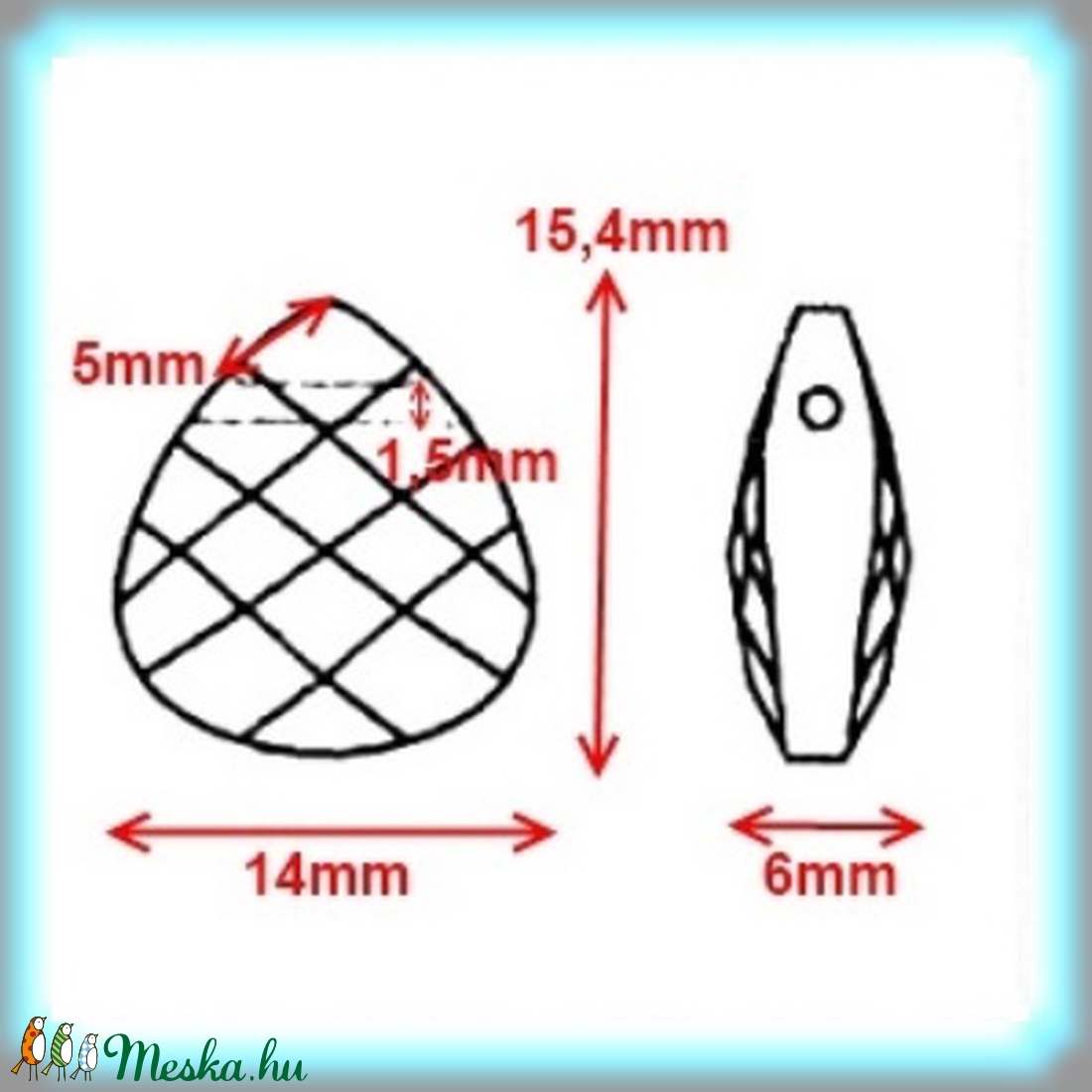 Swarovski kristály medál: briolett szív 15,5mm keresztben fúrt több szín SW6012-15,5 - kellékek & szerszámok - gyöngyfűzés kellékek - swarovski kristályok - Meska.hu Swarovski kristály medál: briolett szív 15,5mm keresztben fúrt több szín SW6012-15,5 - kellékek & szerszámok - gyöngyfűzés kellékek - swarovski kristályok - Meska.hu