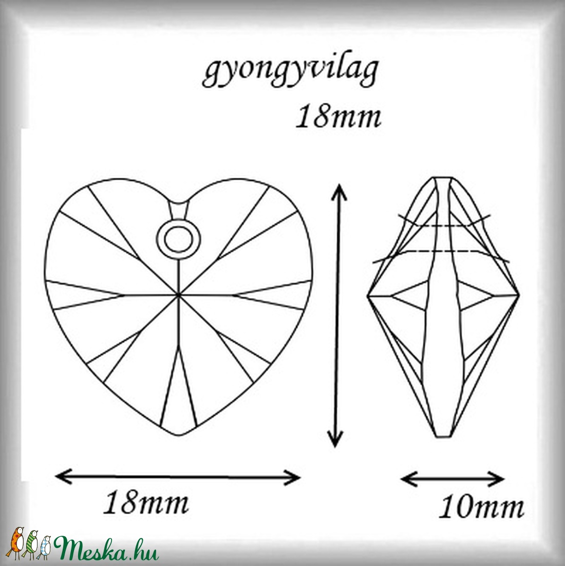 Swarovski kristály medál: SWM szív (6228) 18mm-es több színben - kellékek & szerszámok - gyöngyfűzés kellékek - swarovski kristályok - Meska.hu Swarovski kristály medál: SWM szív (6228) 18mm-es több színben - kellékek & szerszámok - gyöngyfűzés kellékek - swarovski kristályok - Meska.hu