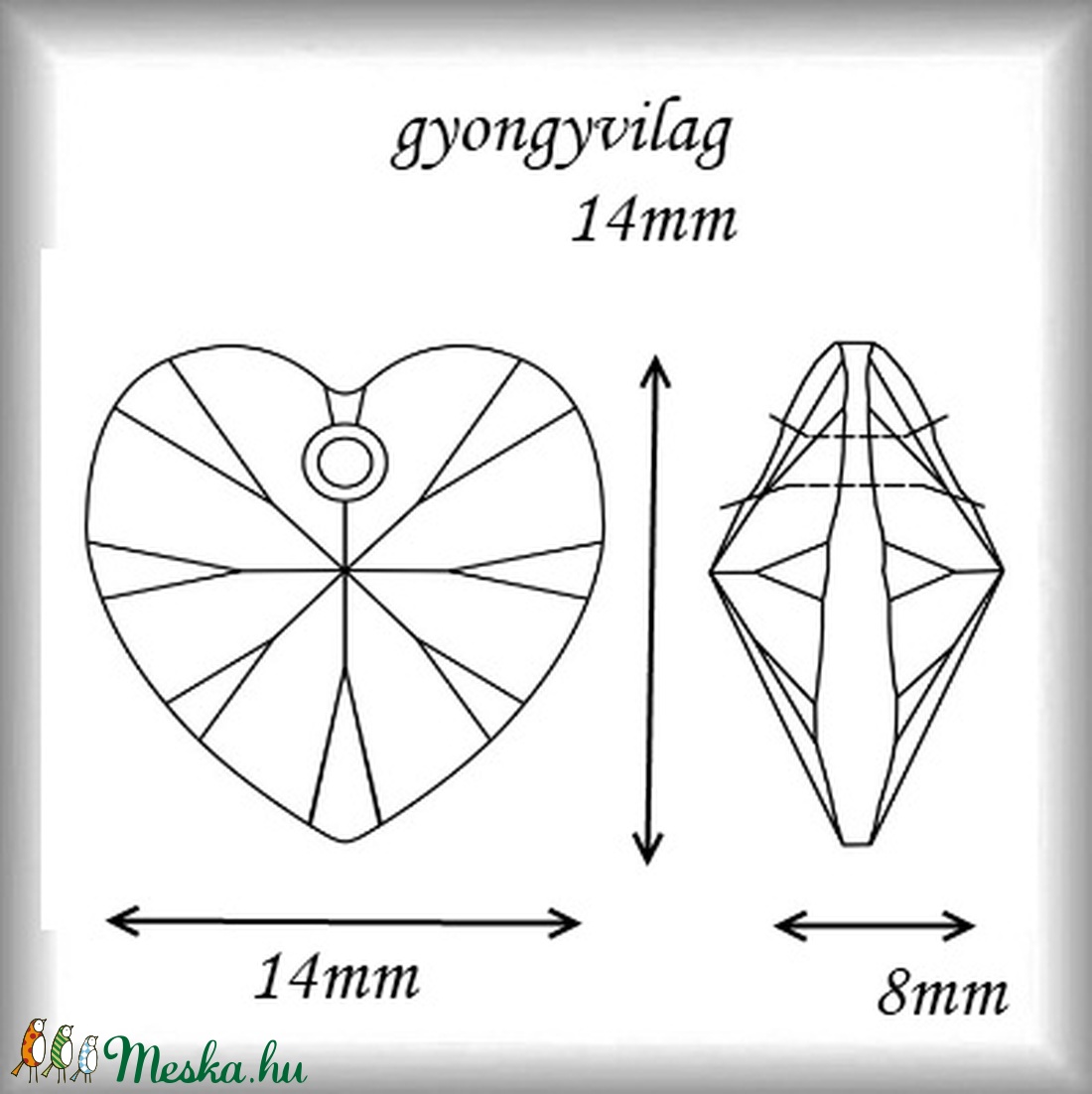 Swarovski kristály medál: SWM szív (6228) 14mm-es AB több színben - kellékek & szerszámok - gyöngyfűzés kellékek - swarovski kristályok - Meska.hu Swarovski kristály medál: SWM szív (6228) 14mm-es AB több színben - kellékek & szerszámok - gyöngyfűzés kellékek - swarovski kristályok - Meska.hu