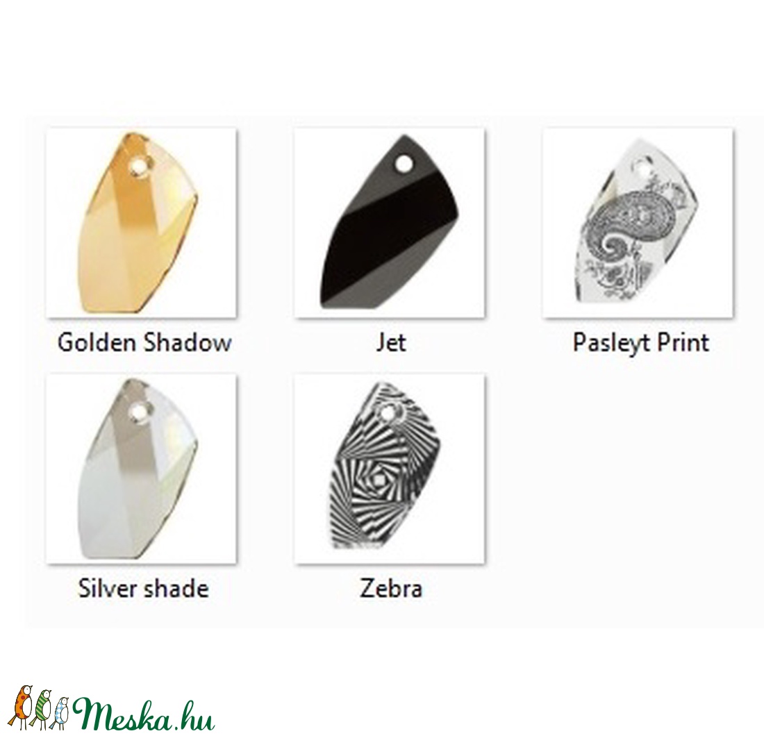 Swarovski kristály 40-20mm-es avant-garde szett több színben - ékszer - ékszerszett - Meska.hu Swarovski kristály 40-20mm-es avant-garde szett több színben - ékszer - ékszerszett - Meska.hu